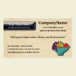Trendy Fruit Bowl Business Card business cards