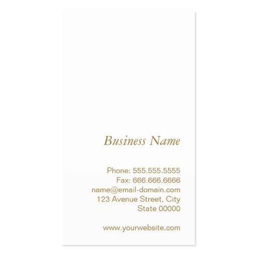 Trendy Gold Glitter Stripes Design - Hair Stylist Business Card (back side)