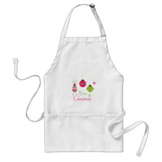 Trendy hanging ornaments merry Christmas apron apron