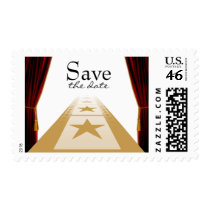 Trendy Hollywood Style Save The Date Postage