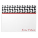 Trendy Houndstooth Scratch Pad