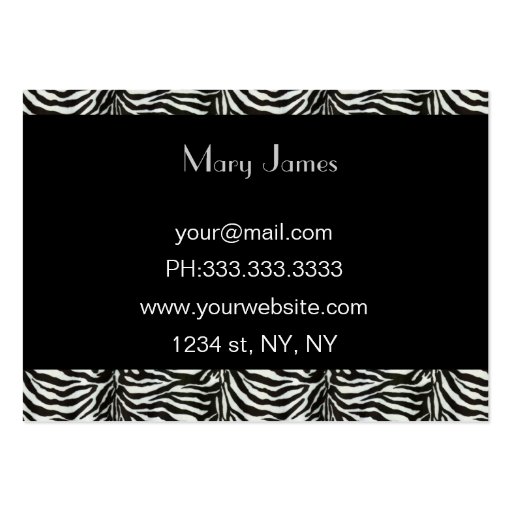 trendy interior decorator Business Cards (back side)