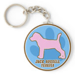 Trendy Jack Russell Terrier Key Chains