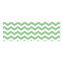 Trendy lime green chevron zigzag pattern, classic, business card template