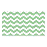 Trendy lime green chevron zigzag pattern, classic, business card