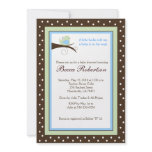 Trendy Little Birdie Baby Shower 5x7 Invitation