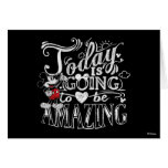 Trendy Mickey | Today Is Going To Be Amazing Card