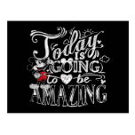 Trendy Mickey | Today Is Going To Be Amazing Postcard