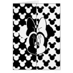 Trendy Minnie | Black & White Modern Card