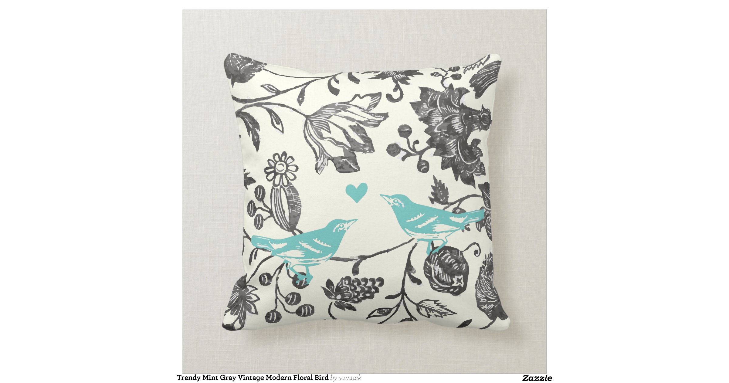 trendy_mint_gray_vintage_modern_floral_bird_pillow-r80737cbce90b4502b12b04d10c3d37fd_i52ni_8byvr ...