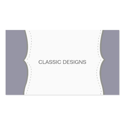 Trendy  Modern Neutral Business Card Templates (back side)