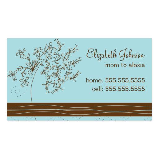 Trendy Mommy Business Card