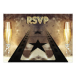 Trendy Movie Themed Wedding Response Card