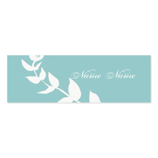 Trendy Nature Tree Spring Branches Business Card (front side)