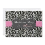 trendy Pink Bachelorette Party Invitations