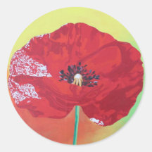Trendy Poppy Sticker