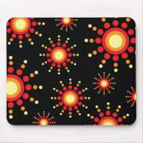 Trendy retro dots mousepads