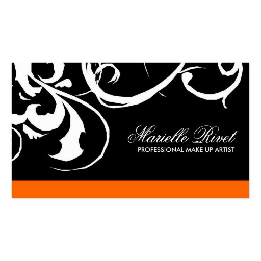 Trendy Salon Business Card (front side)