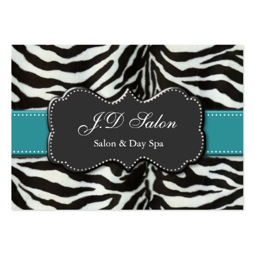 trendy Salon businesscards Business Card Template (front side)