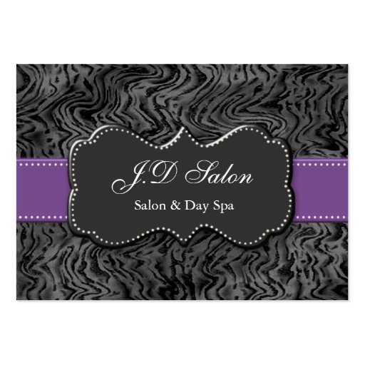 trendy Salon businesscards Business Card Templates (front side)