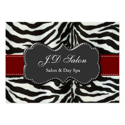 trendy Salon businesscards Business Card Templates (front side)