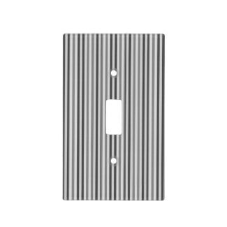 Trendy Silver Grey Vertical Stripes