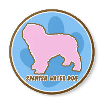 Trendy Spanish Water Dog Fridge Magnets