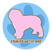 Trendy Spanish Water Dog Sticker