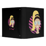 TRENDY SPORTY CUTE GIRLS 3 RING BINDERS