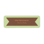 Trendy Stripes Personalized Kitchen Labels