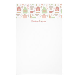 Kitchen Cooking Stationery | Zazzle