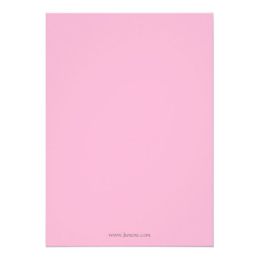 Trendy stylish pink baby shower nursery invitation