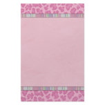 Trendy Teeny Bopper Pink Leopard Custom Stationery