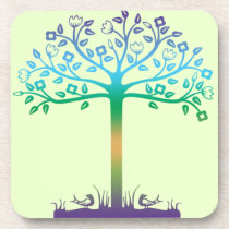 Trendy Tree Design cork coasters