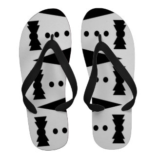 tuxedo flip flops