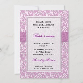 Trendy Wedding Bridal Shower Invitations invitation