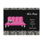 trendy we've moved postcard