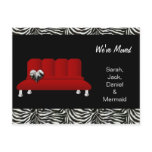 trendy we've moved postcard postcards