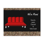 trendy we've moved postcard
