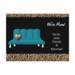 trendy we've moved postcard