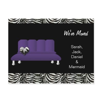 trendy we've moved postcard Zazzle_postcard