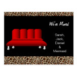 trendy we've moved postcard postcards