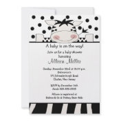 Trendy Zebra Baby Shower