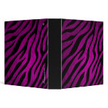 Trendy Zebra Print School Binder