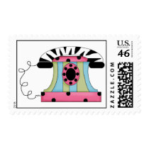 Trendy Zebra Telephone postage by Musicat Trendy Zebra Telephone postage