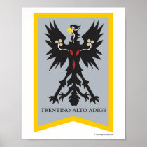 Trentino-Alto Adige Italy Region Crest Art Print