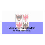 Trentino-South Tyrol, Italy flag Business Card Template