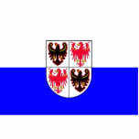 Trentino-South Tyrol, Italy flag Photo Sculptures