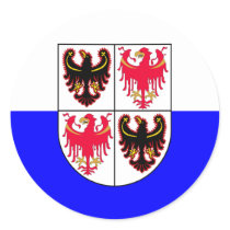 Trentino-South Tyrol, Italy flag Stickers