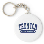Trenton New Jersey College Style tee shirts Key Chain